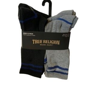 NWT. TRUE RELIGION Men’s 8 Pack Crew Socks